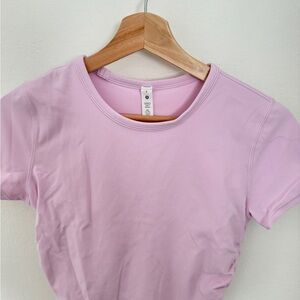 lululemon athletica Light Purple Short Sleeve Tee
